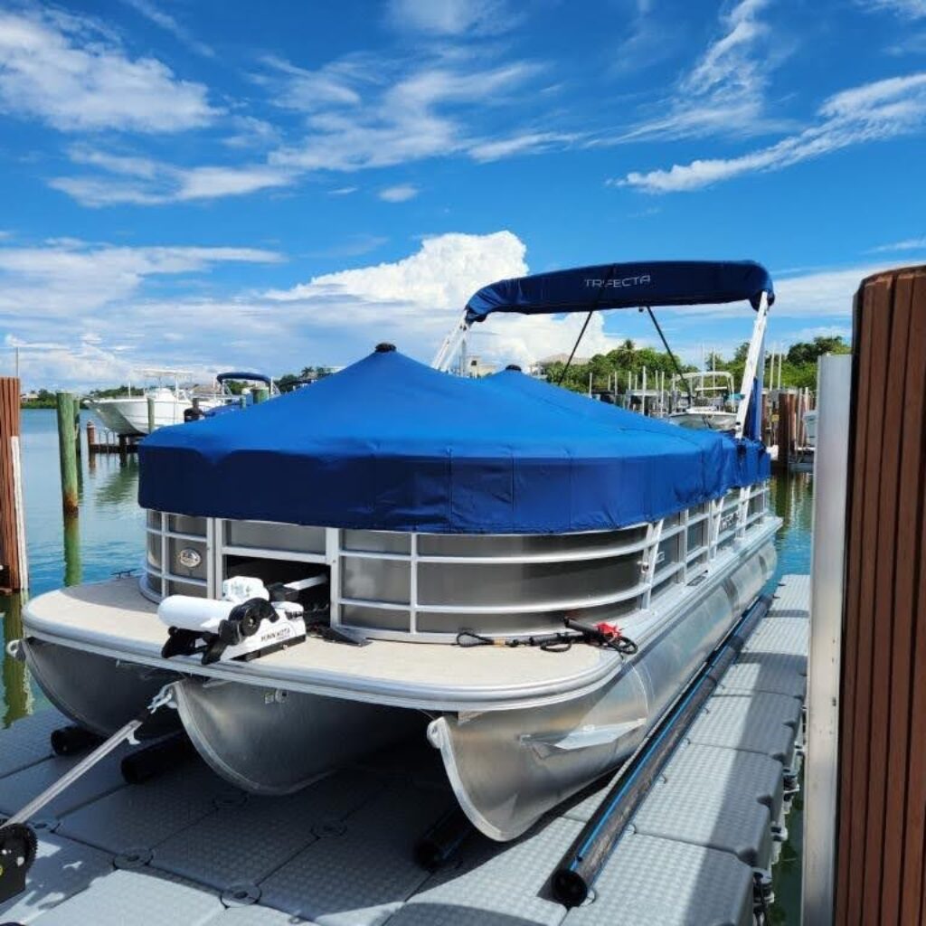 Gulfstream-Docks-Tritoon-Floating-Boat-Dock Gulfstream Docks Tritoon Floating Boat Dock